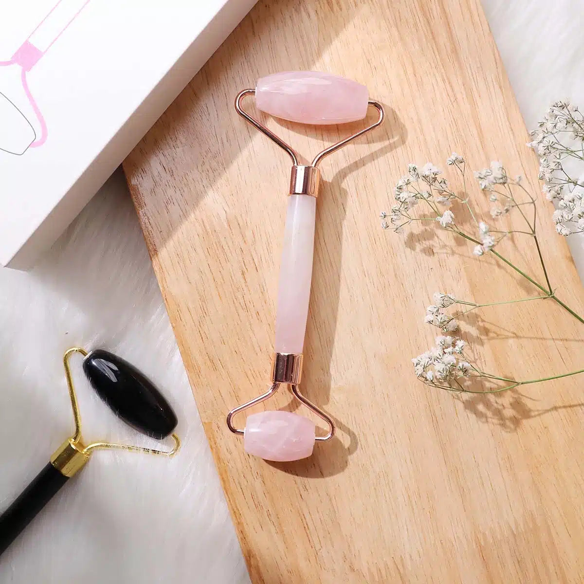 Rose Quartz Facial Roller